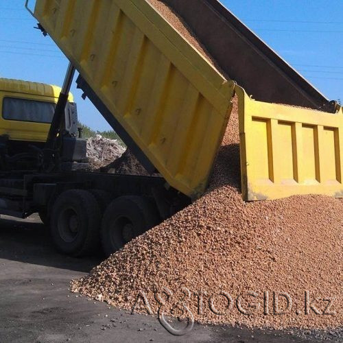 Балласты Құм қиыршық тас Қиыршық тас Топырақ Черноземді жеткізу Актобе - 2 сурет
