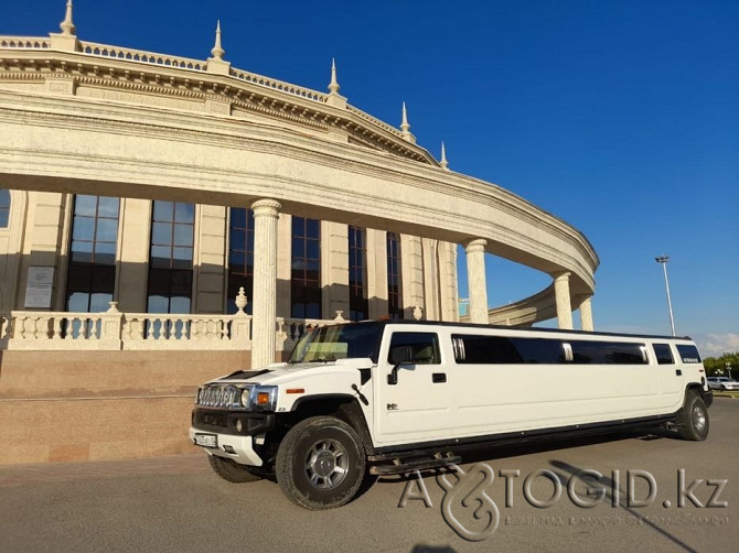 HUMMER H2, лимузин, лимузинді жалға алу, аниматорларды жалға алу, кортеж Атырау - 2 сурет