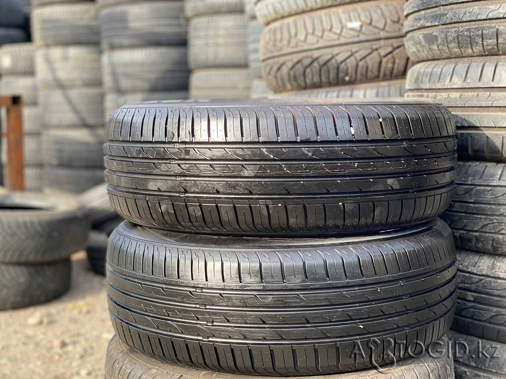 Летние шины 185/55/15 б/у привозные Европа и Япония Almaty - photo 1