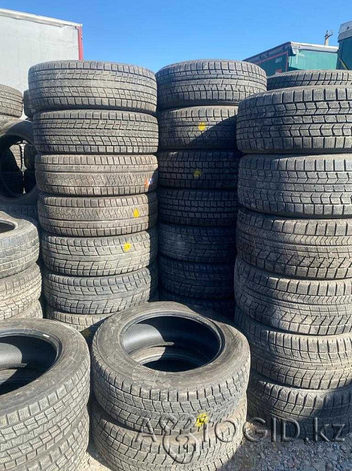 шины 175/65/14 Зимняя резина б/у Алматы - изображение 1