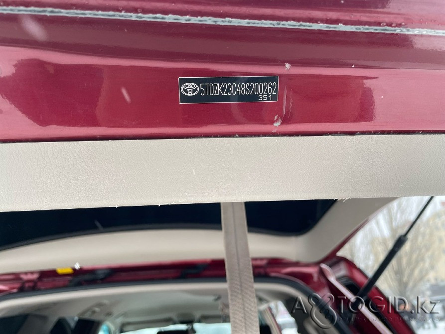 Toyota Sienna, 2008 года в Актобе Актобе - изображение 8