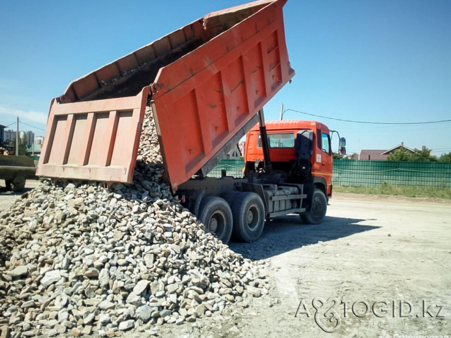 Доставка сыпучих материалов: гравий, щебень, песок, отсев, сникерс, ПГС, балласт, камень, глина, чер Актобе - 2 сурет