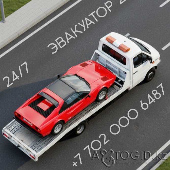 Эвакуатор 24/7 По Казахстану и стран СНГ +7702 0006487 Актобе - изображение 1