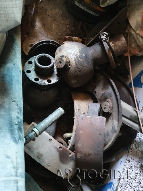 Урал 4320 шестерни кпп поворотный кулак полуось диск тормоз кардан Алматы - 4 сурет