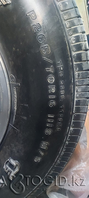 Диск R16 шина 265/70R16 колесо запаска 6х139.7 Шевролет Субурбан Алматы - изображение 2
