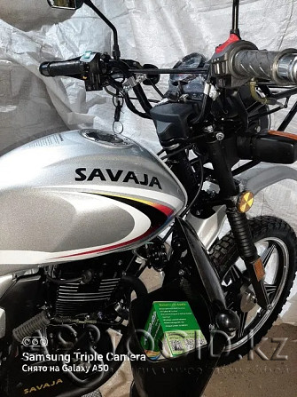 Мотоцикл SAVAJA Оригинал.Гос.номер прлучите . Гарантия 18 месяц Актобе - изображение 2
