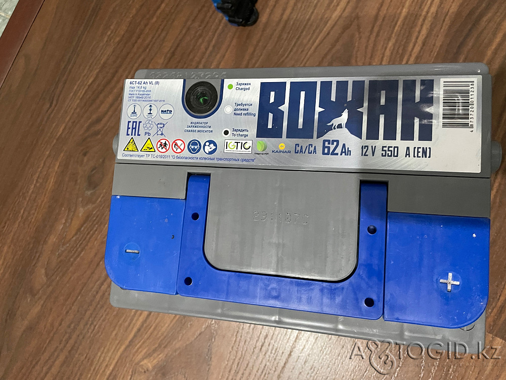 Новый аккумулятор 62 Актобе - изображение 1